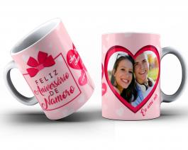 Caneca  Personalizada Porcelana 325 ml 4x0  Estampa 92 x 210 mm S116